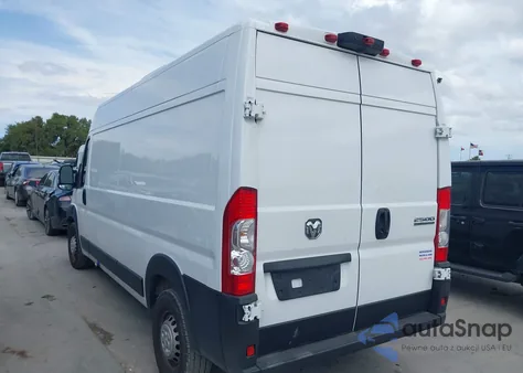 2024 Ram Promaster 2500 Tradesman High Roof 159 Wb W/Pass Seat from USA, damaged, VIN 3C6LRVDG0RE137779